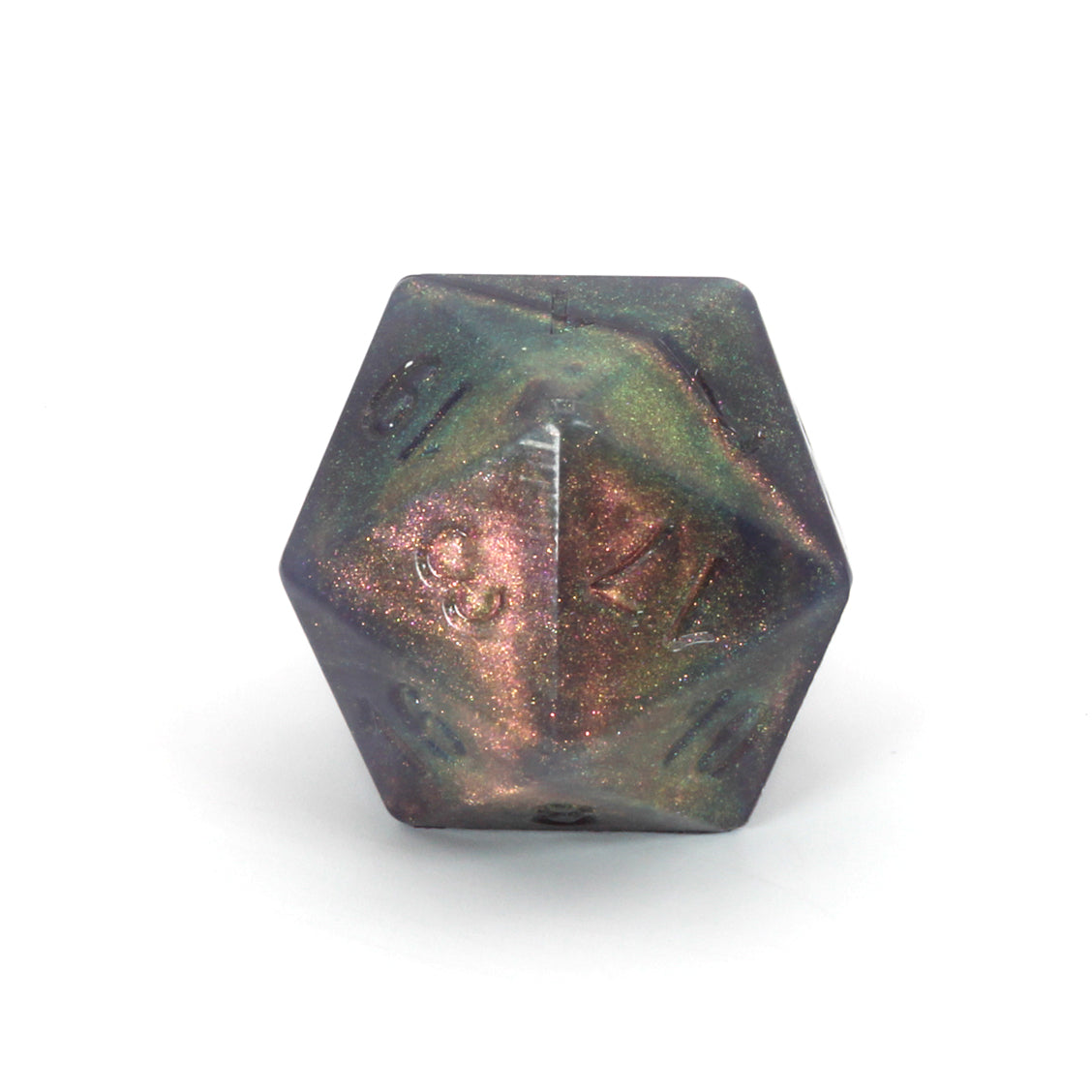 Jumbo Squish Dice 00-31 Soft Near Clear Astral Shimmer CS