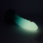 Human Bard Medium 00-31 Soft Near Clear Holiday Twinkle GITD CS Suction Base
