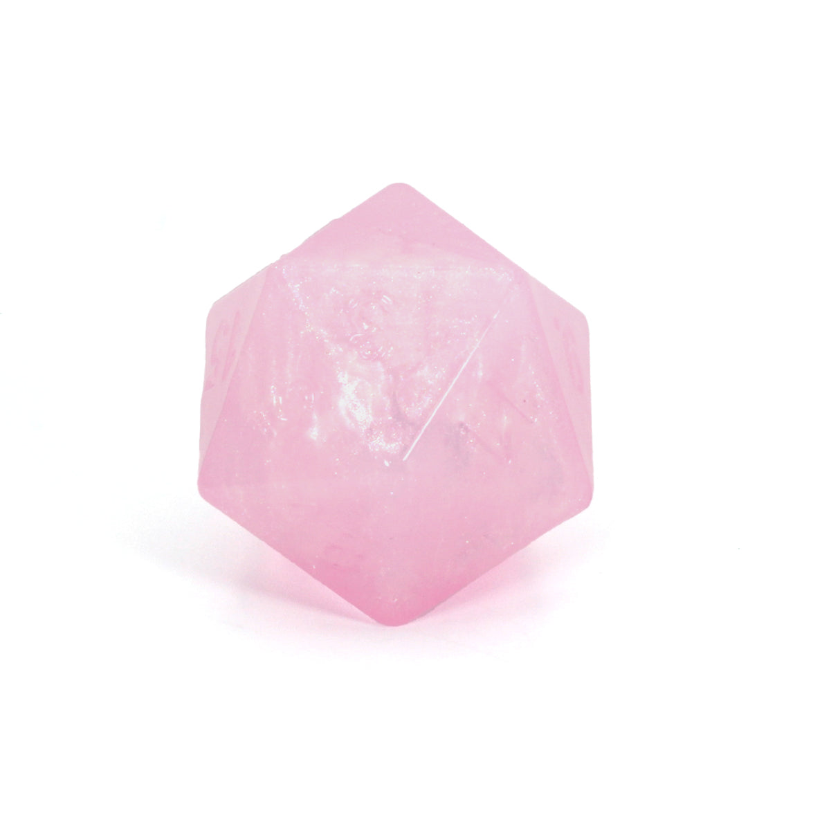 Jumbo Squish Dice 00-31 Soft Near Clear Pink Shimmer CS