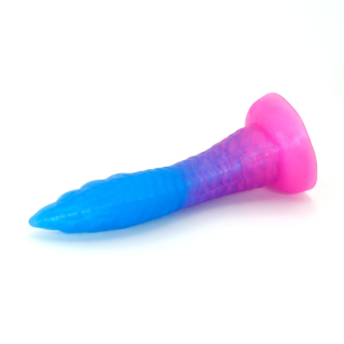 Dark Mantle Tentacle Small 00-31 Soft Near Clear Neon Seaglass UV Suction Base