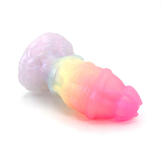 Dryad Medium 00-31 Soft Near Clear Rainbow Shimmer UV Suction Base