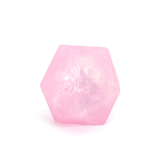 Jumbo Squish Dice 00-31 Soft Near Clear Pink Shimmer CS