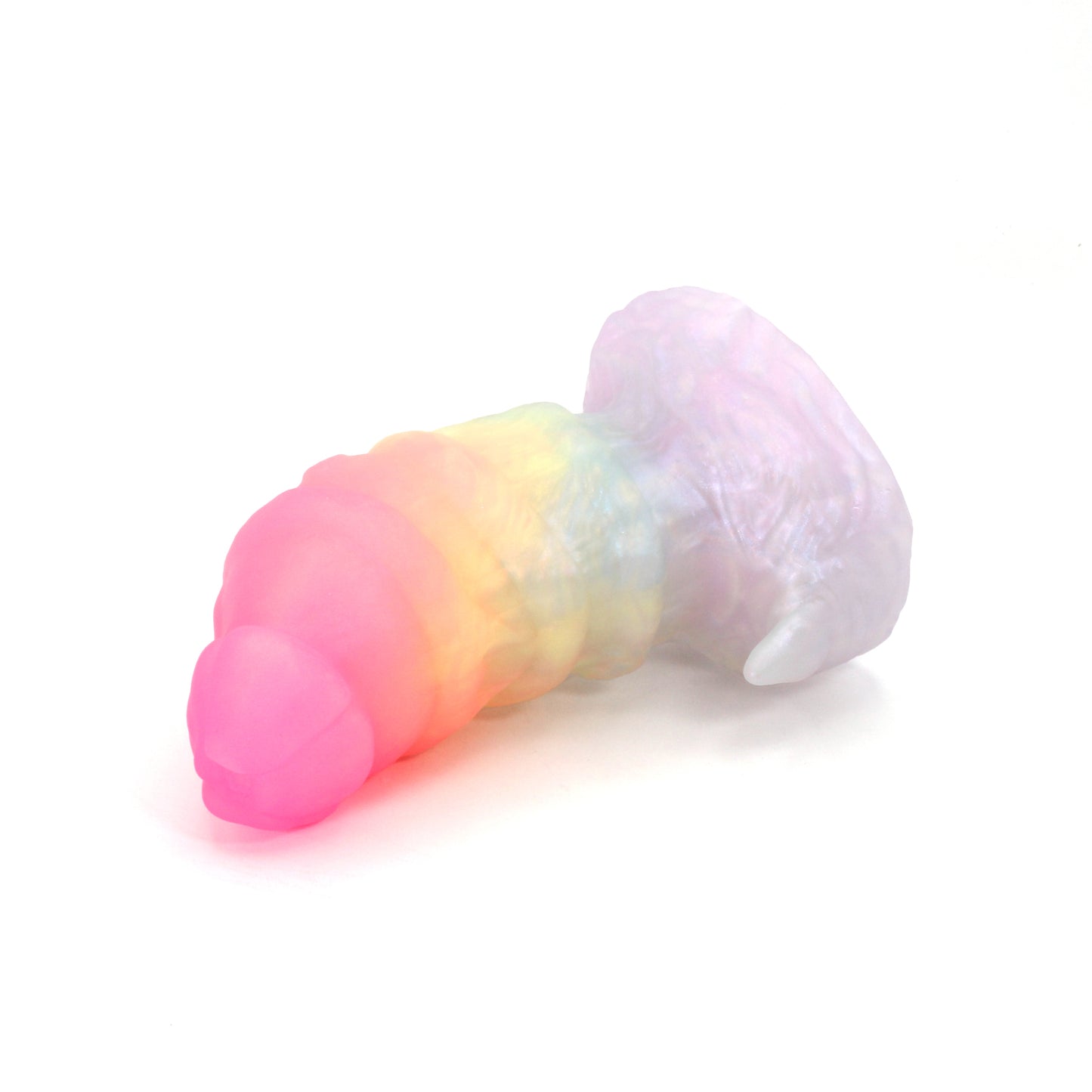 Dryad Medium 00-31 Soft Near Clear Rainbow Shimmer UV Suction Base