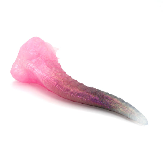Dragon's Tail Small 00-31 Soft Near Clear Pink Flare CS