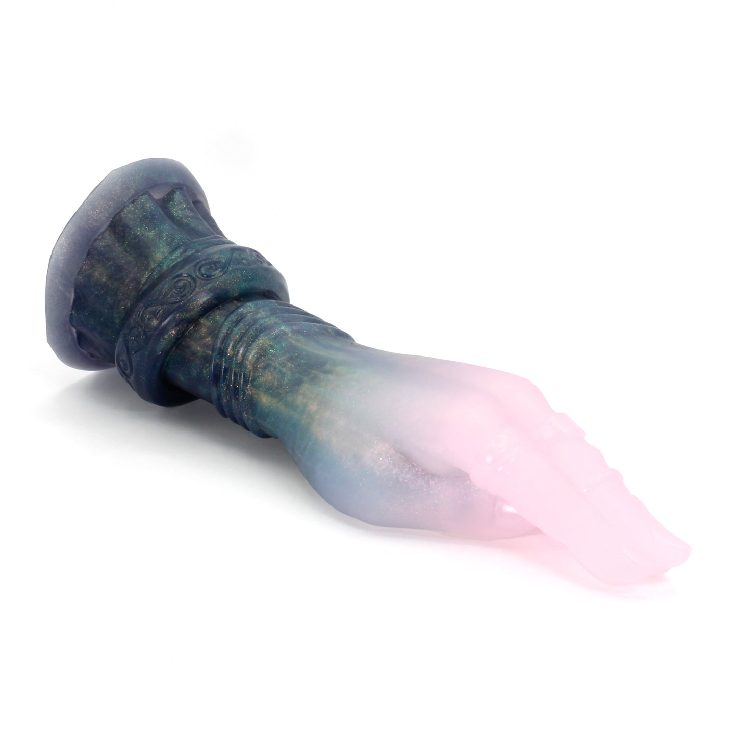 Mage Hand Medium 00-31 Soft Near Clear Holiday Twinkle GITD CS Suction Base