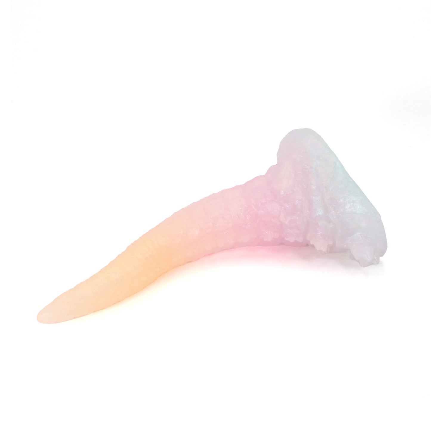 Dragon's Tail Small 00-31 Soft Near Clear Halloween Seaglass