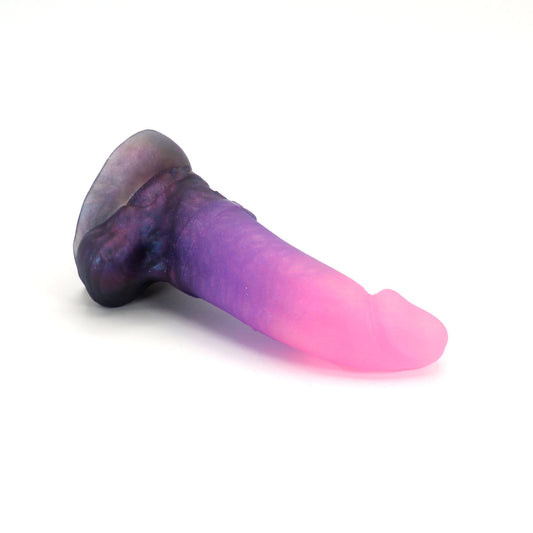 Astarion the Vampire Rogue X-Small 00-31 Soft Near Clear Nebula UV Color Shift Suction Base