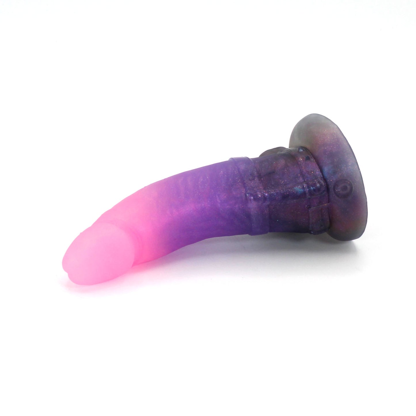 Astarion the Vampire Rogue X-Small 00-31 Soft Near Clear Nebula UV Color Shift Suction Base