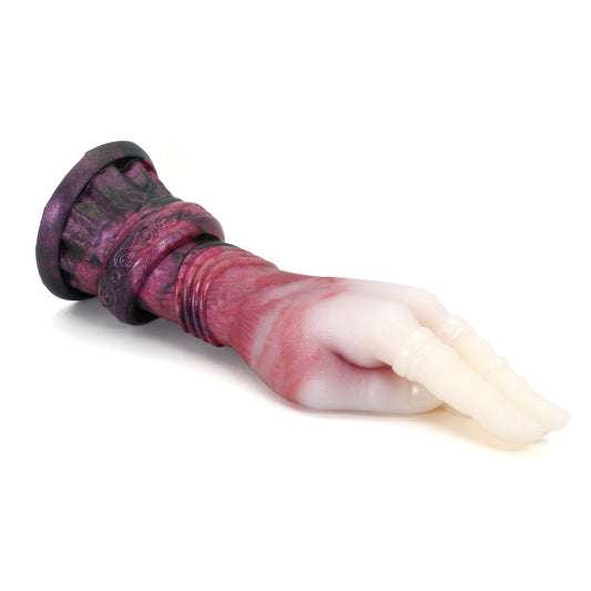 Mage Hand X-Large 00-30 Soft Flower Burst GITD CS Suction Base