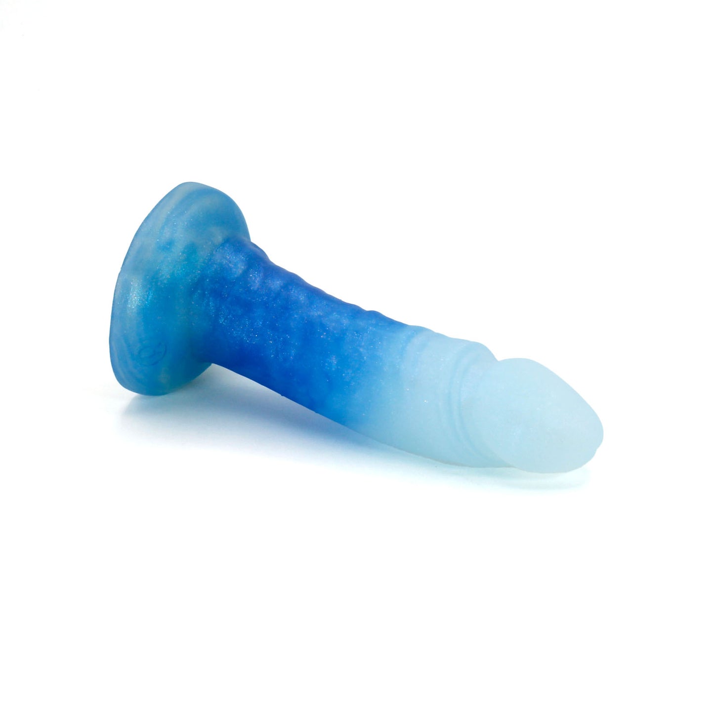 Human Bard X-Small 00-31 Soft Near Clear Beachside GITD Color Shift Suction Base