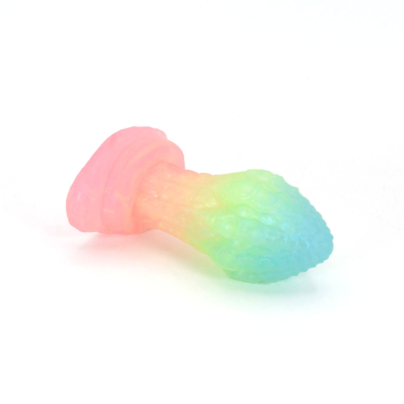Dark Mantle Plug Medium 00-31 Soft Near Clear Neon Blue Seaglass UV