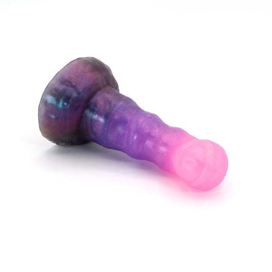 Beholder Eyestalk X-Small 00-31 Soft Near Clear Nebula UV Color Shift Suction Base