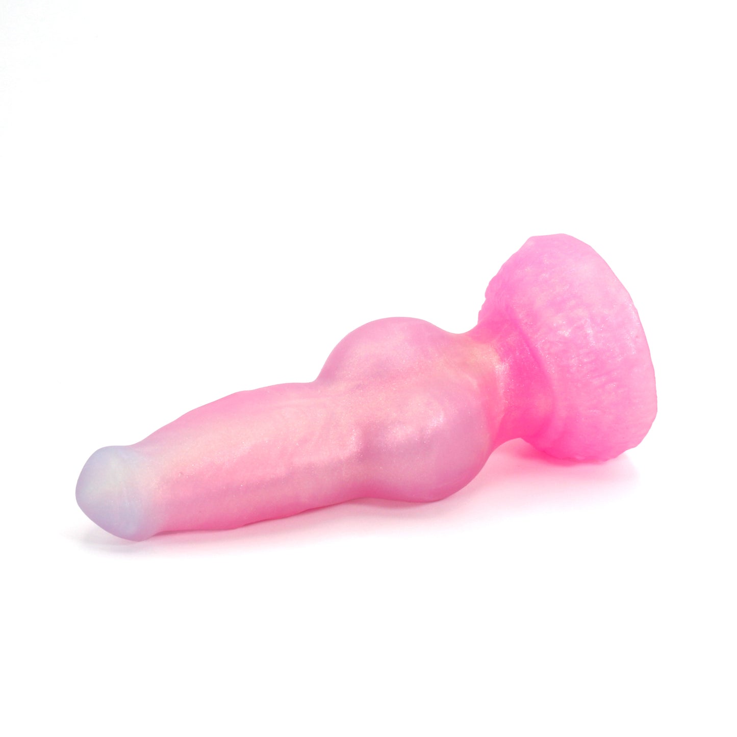 Direwolf Small 00-31 Soft Near Clear Pink Mystery Suction Base