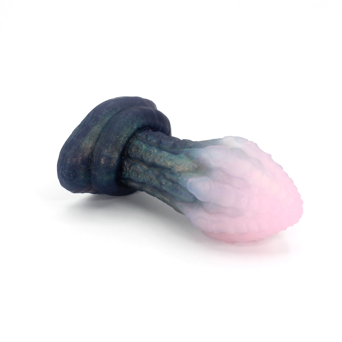 Dark Mantle Plug Large 00-31 Soft Near Clear Holiday Twinkle GITD CS