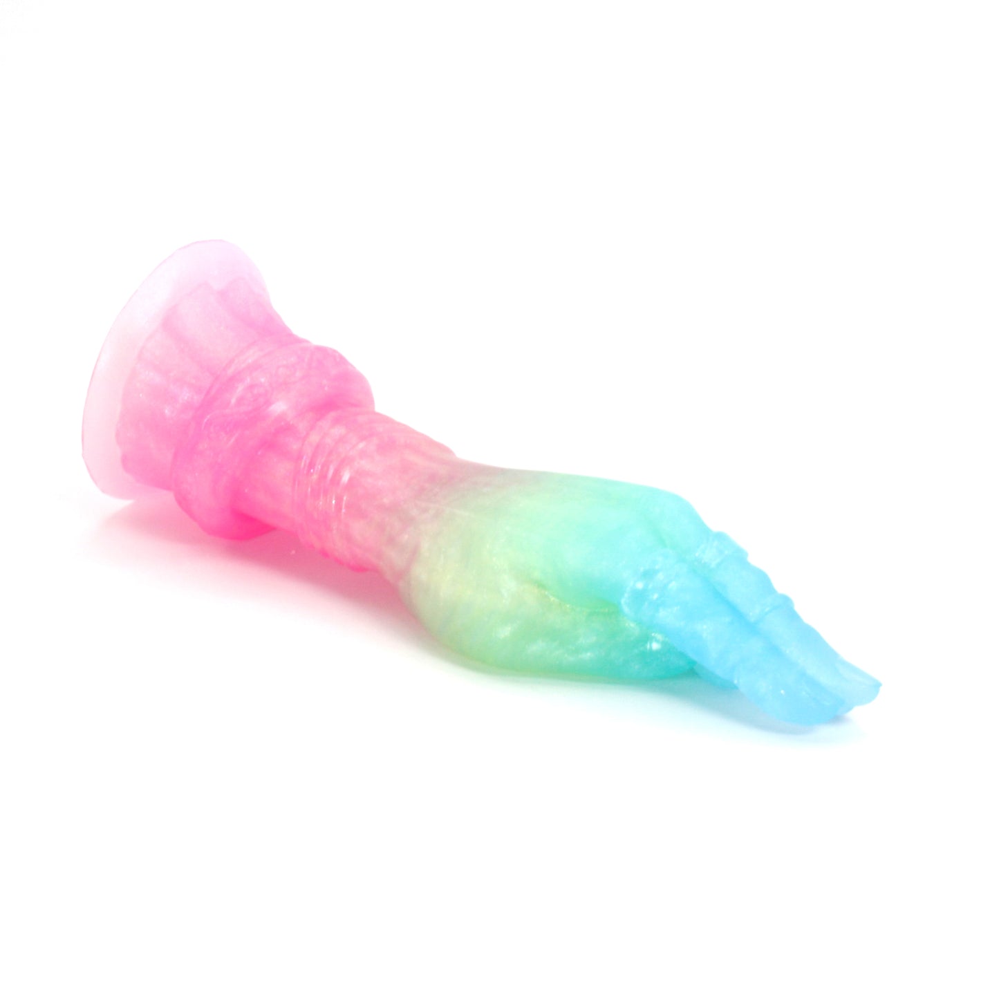 Mage Hand Small 00-31 Soft Near Clear Neon Seaglass UV Suction Base
