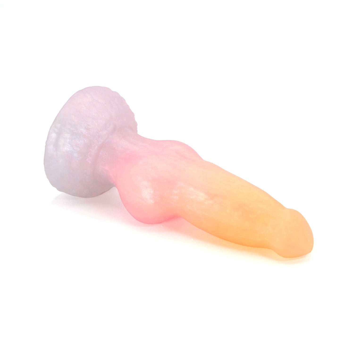 Direwolf Medium 00-31 Soft Near Clear Halloween Seaglass Suction Base