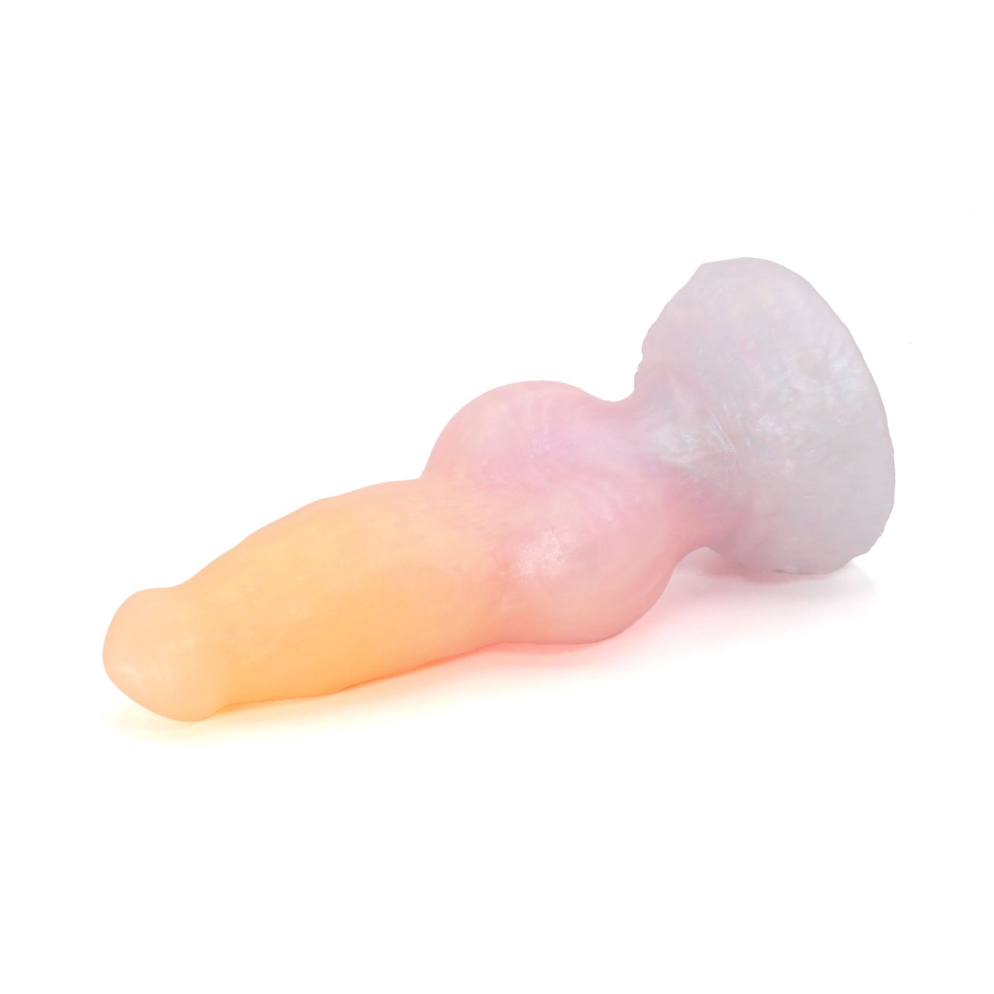 Direwolf Medium 00-31 Soft Near Clear Halloween Seaglass Suction Base