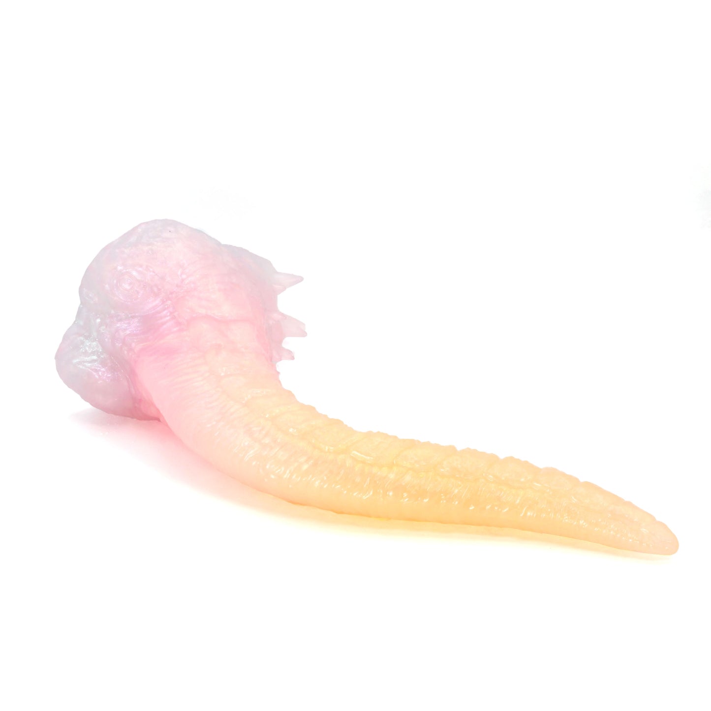 Dragon's Tail Large 00-31 Soft Near Clear Halloween Seaglass