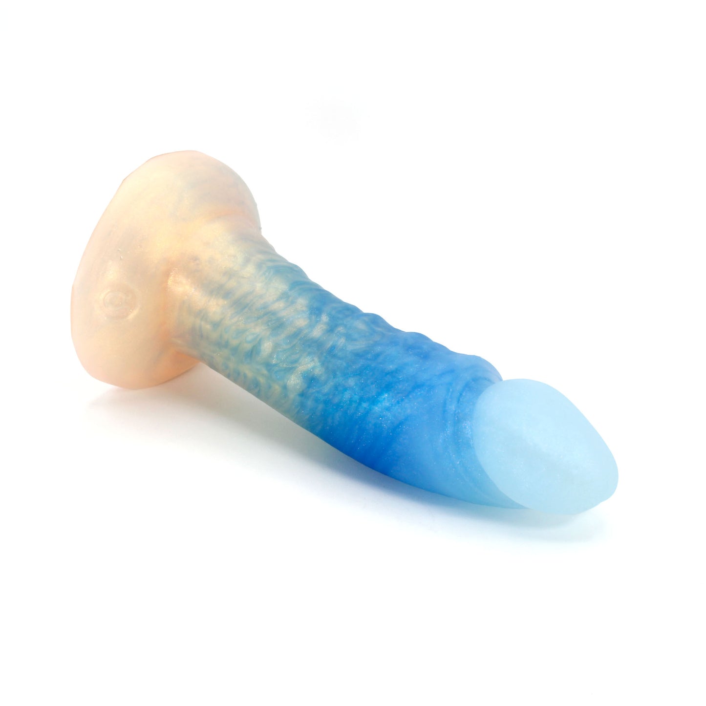 Human Bard Medium 00-31 Soft Near Clear Beachside GITD Color Shift Suction Base FLOP