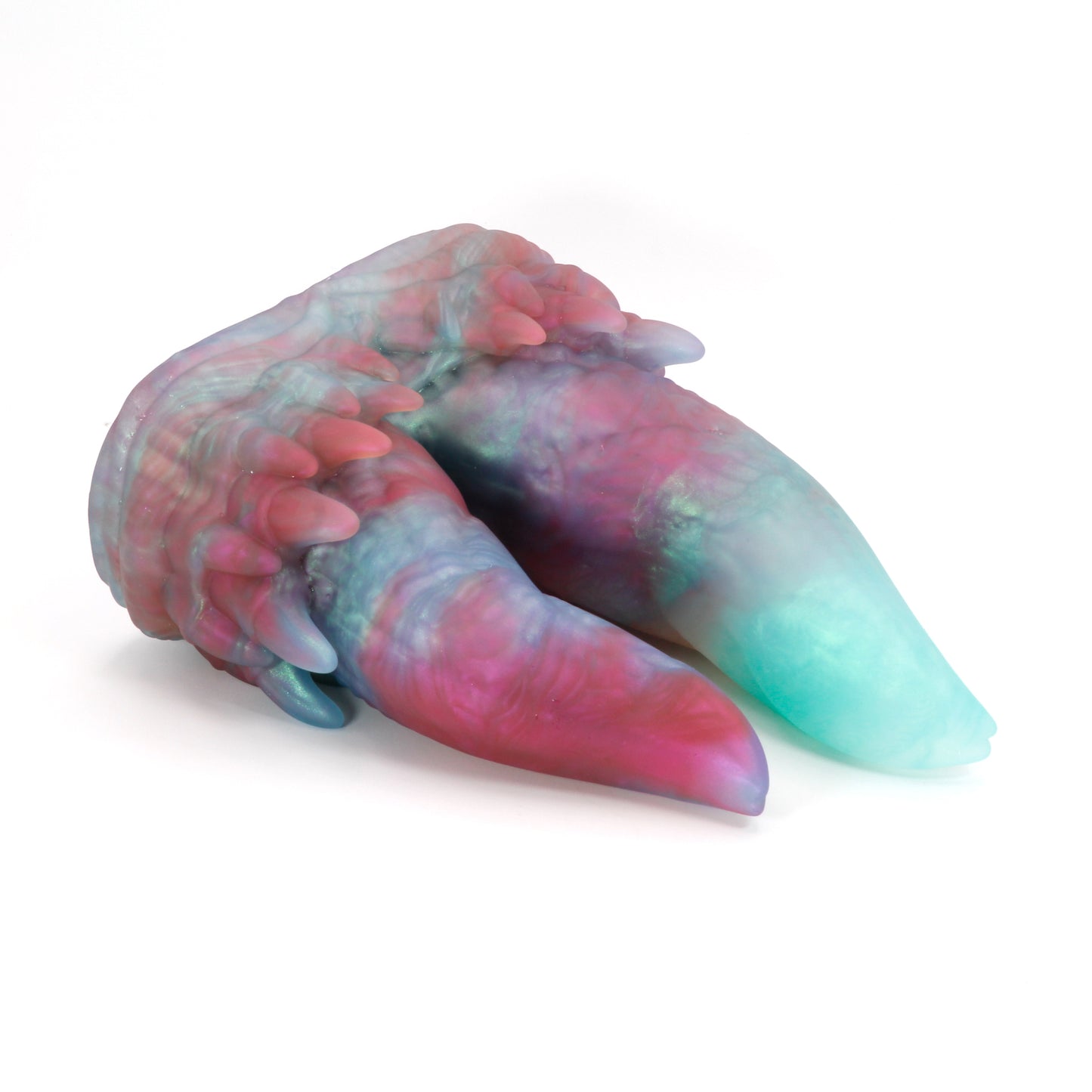 Chaos Beast Large 00-31 Soft Near Clear Flourite Shimmer CS