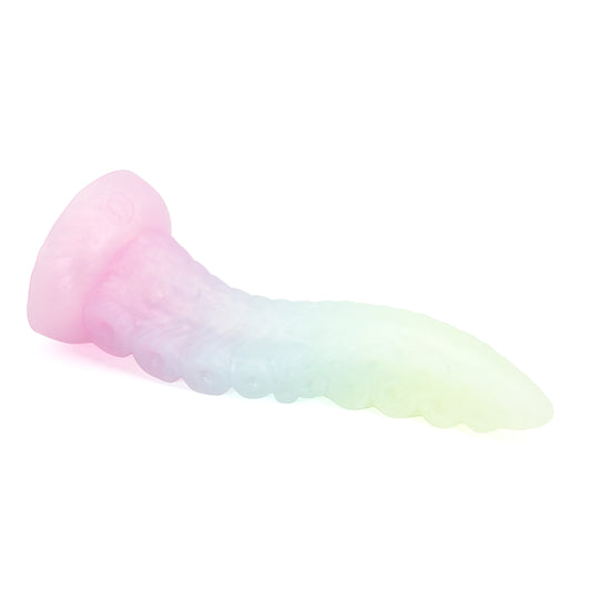 Dark Mantle Tentacle X-Large 00-31 Soft Near Clear Seaglass UV Suction Base