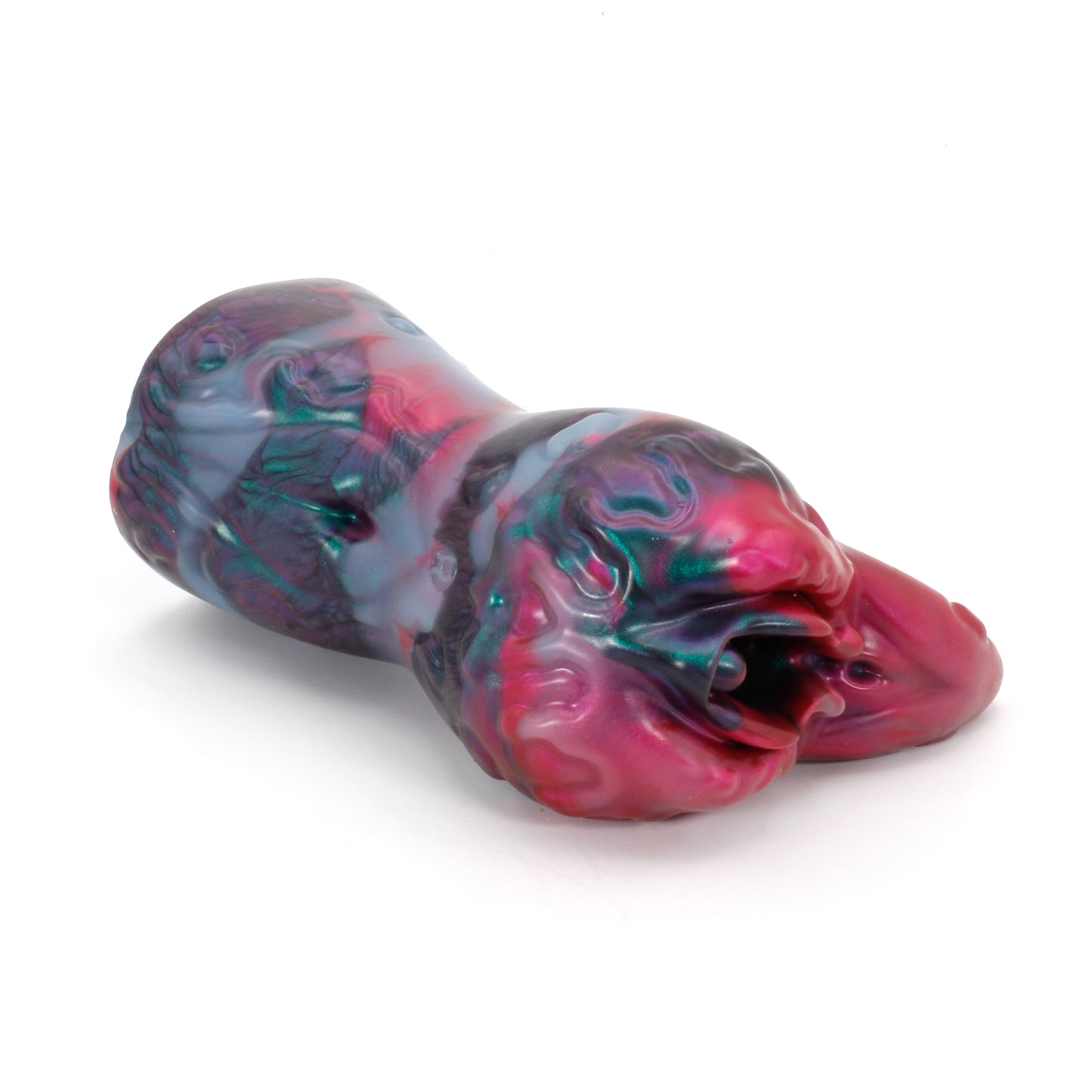 Petra the Goblin Stroker Tight Ridges 00-20 Super Soft Cosmic Fuchsia GITD CS