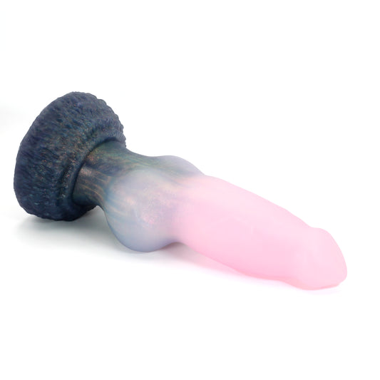 Direwolf X-Large 00-31 Soft Near Clear Holiday Twinkle GITD Suction Base