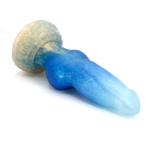 Direwolf X-Large 00-31 Soft Near Clear Beachside GITD Color Shift Suction Base