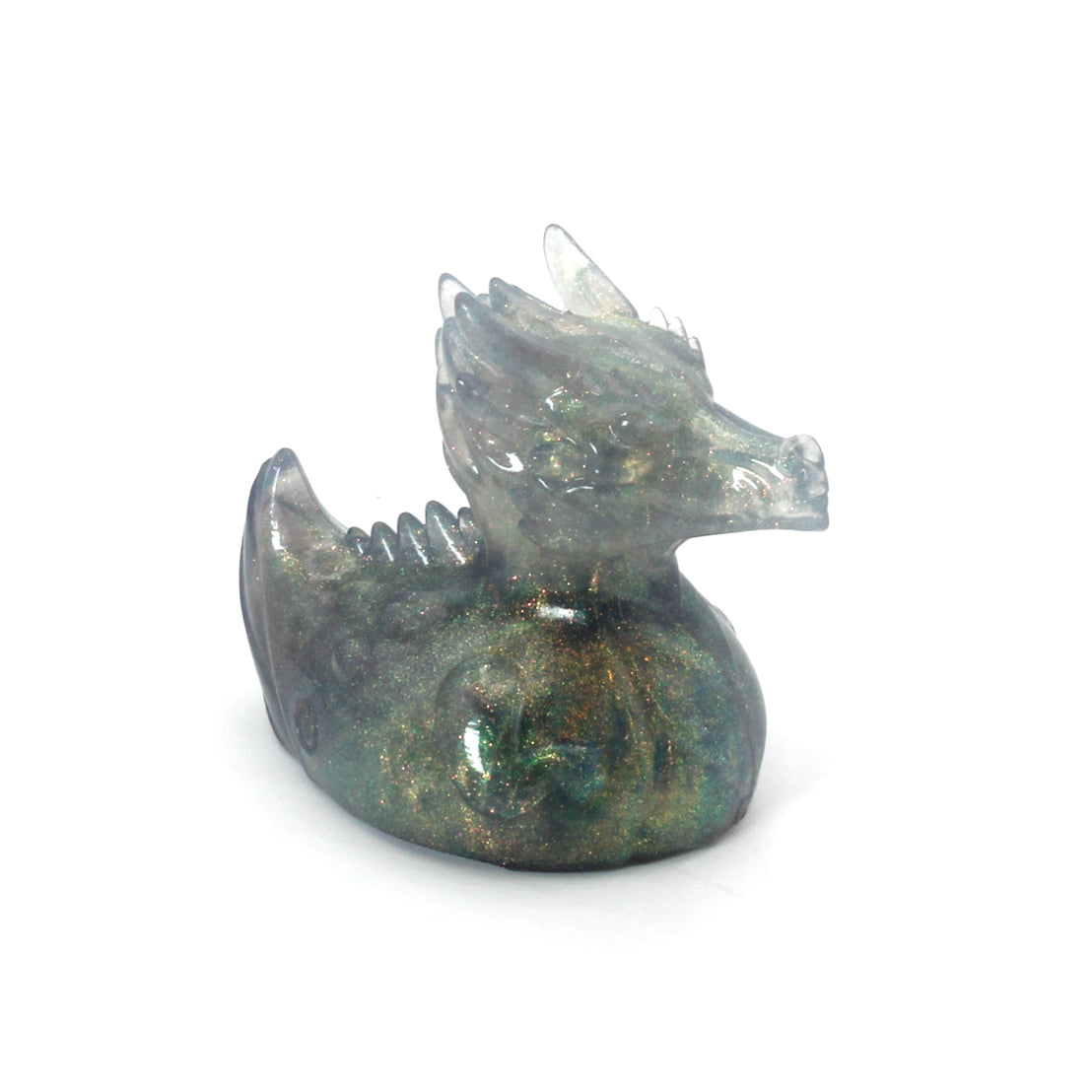 Kobold Duckie Squish  00-31 Soft Near Clear Mossy Stardust CS