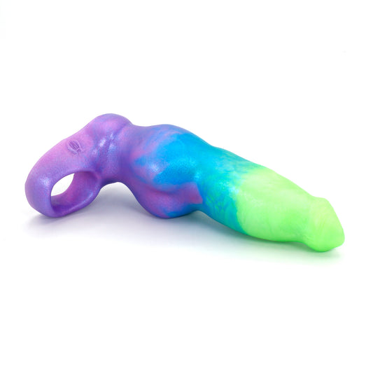 Dire Wolf Sheath Large 00-30 Soft Neon Blur GITD UV