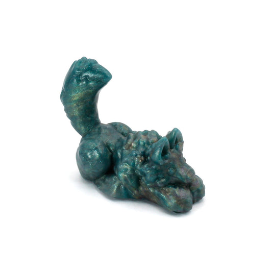 Direwolf Squish Small  Green Copper