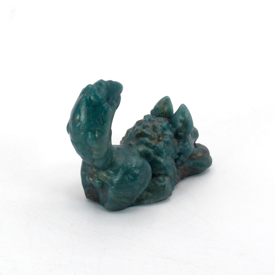 Direwolf Squish Small  Green Copper
