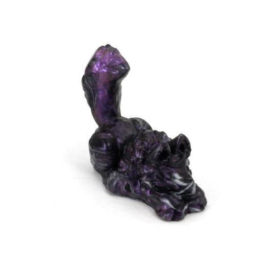 Direwolf Squish Small  Black Purple