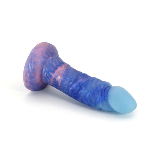 Human Bard X-Small 00-30 Soft Blue Color Spray GITD Suction Base