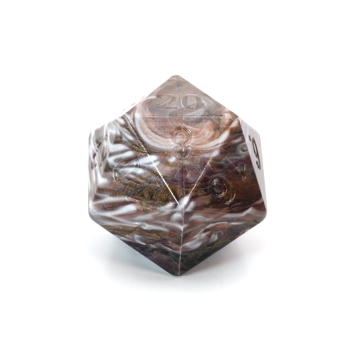 Jumbo Squishy Dice 00-20 Super Soft Coffee CS