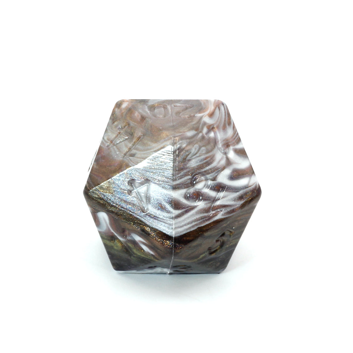 Jumbo Squishy Dice 00-20 Super Soft Coffee CS