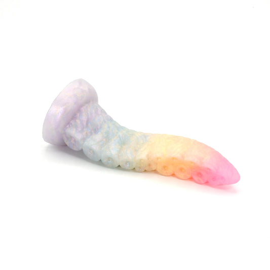 Dark Mantle Tentacle X-Small 00-30 Soft Crystal Rainbow GITD Suction Base