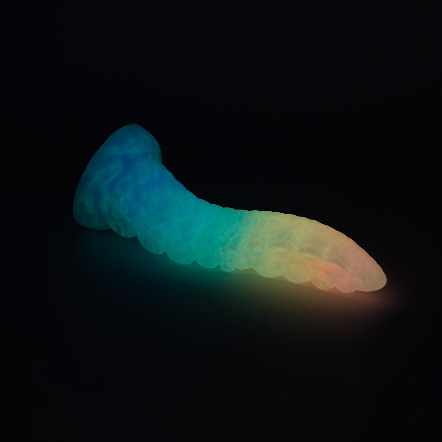 Dark Mantle Tentacle X-Small 00-30 Soft Crystal Rainbow GITD Suction Base