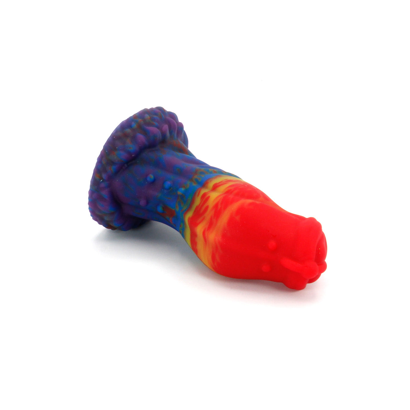 Firbolg X-Small 00-30 Soft Red Rainbow GITD Suction Base