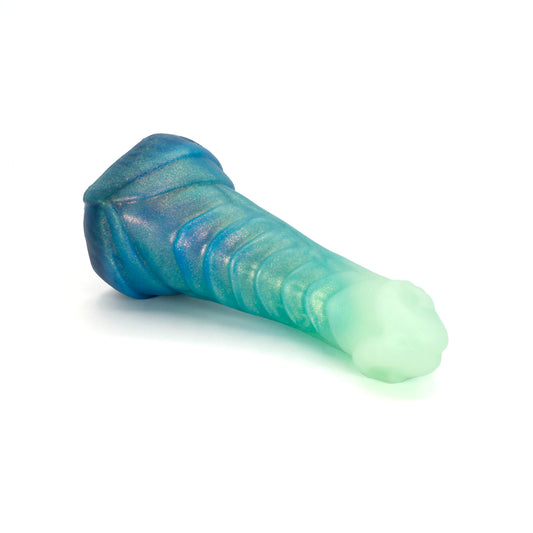 Basilisk Small 00-31 Soft Near Clear Aurora GITD CS Suction Base