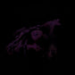 Harpy Bust X-Large 00-50 Medium Neon Purple Splatter GITD UV FLOP