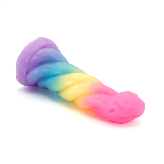 Mind Flayer Medium 00-30 Soft Rainbow Fade GITD Suction Base