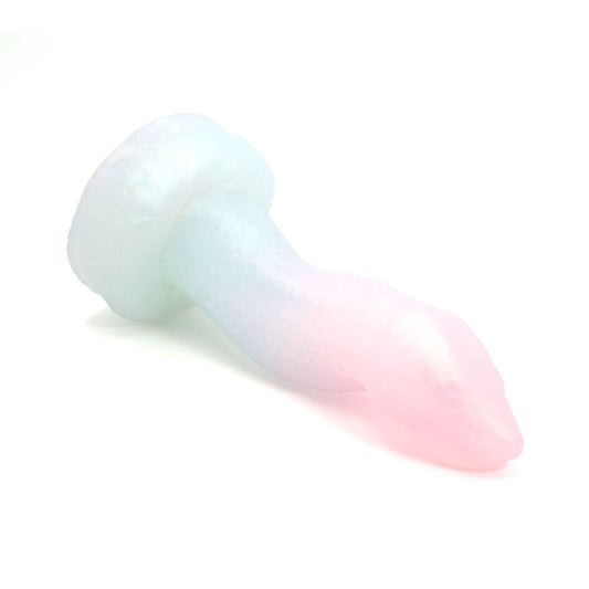 Medusa Large 00-31 Soft Near Clear Pink Seaglass Color Shift