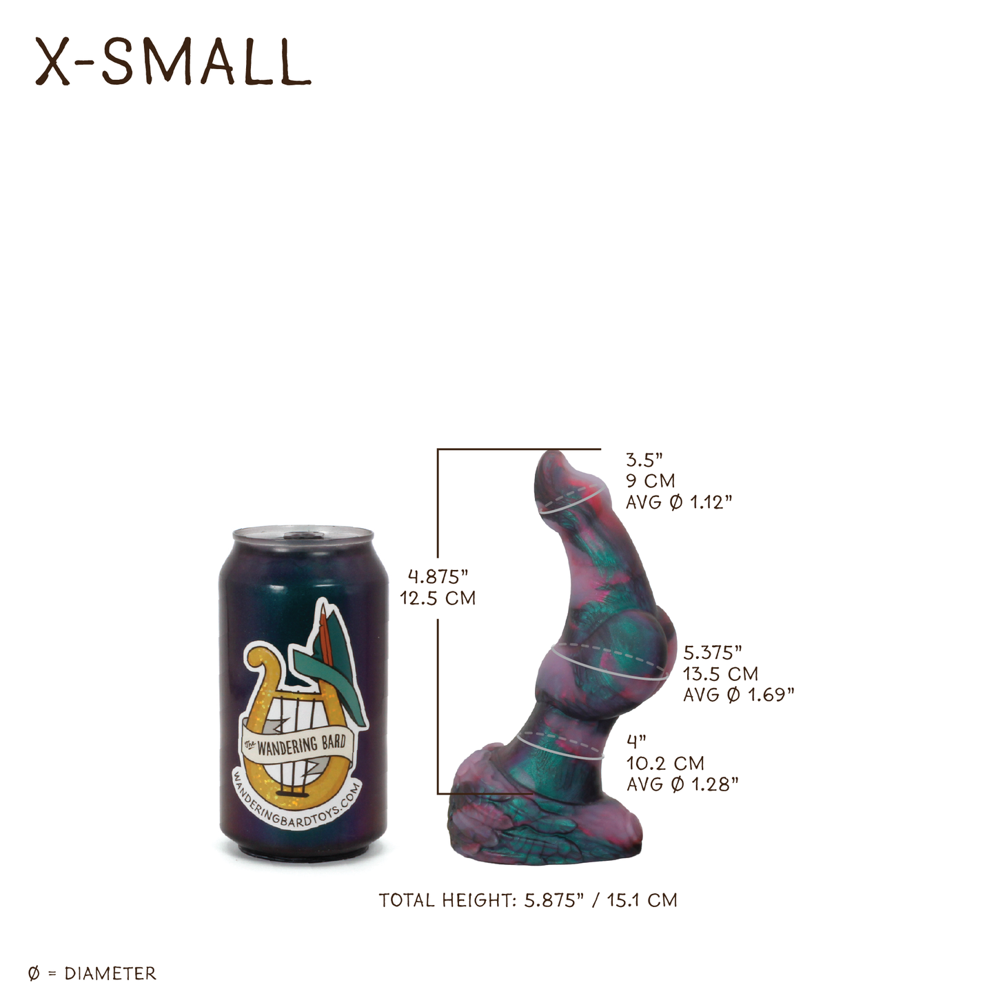Owlbear X-Small 00-30 Soft Shimmer Sunset GITD