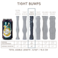 Petra the Kobold Tight Bumps 00-20 Super Soft Summer Sunset  GITD