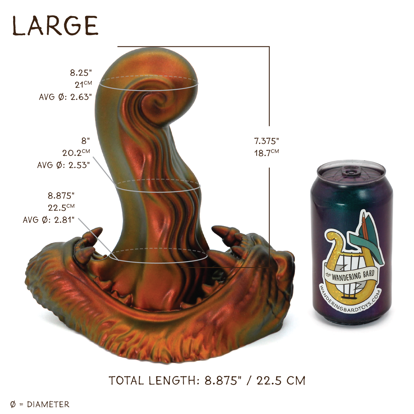 Rakshasa Large 00-31 Soft Near Clear Nebula UV Color Shift