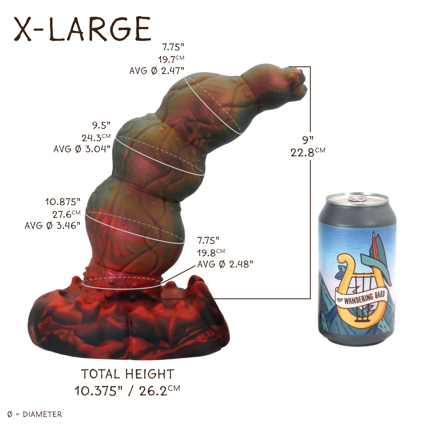 Thrikreen X-Large 00-30 Soft Cloudy Skies GITD CS