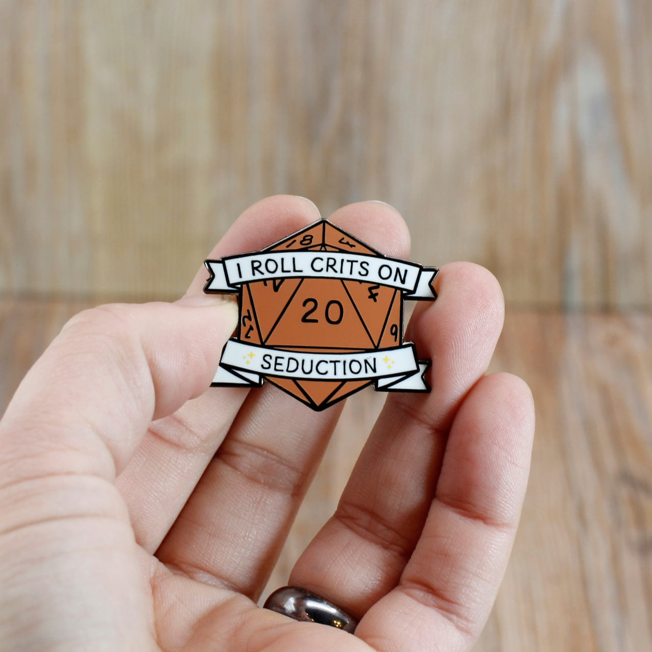 Merch - I Roll Crits Pin