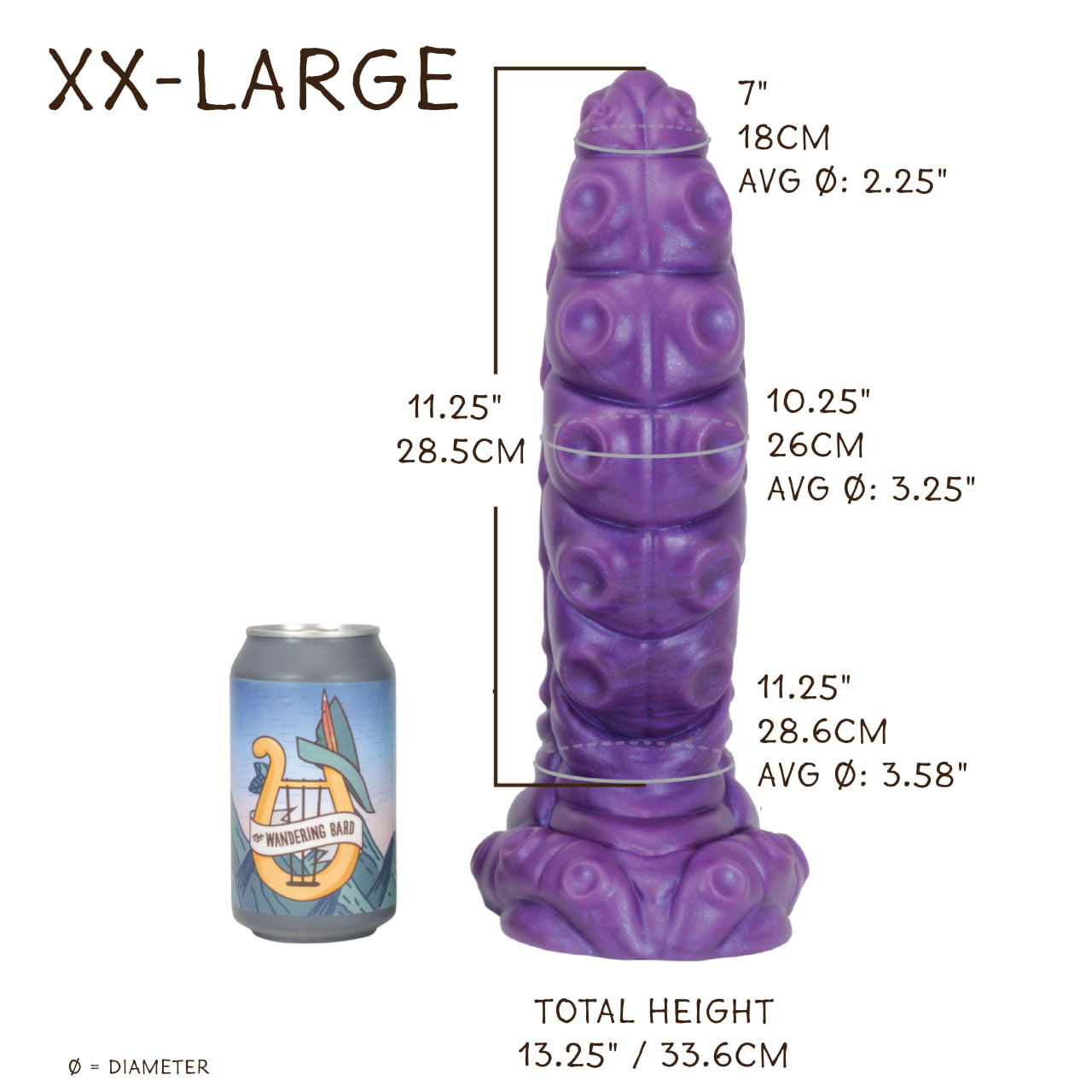 Grick XX-Large 00-30 Soft Midnight Velvet GITD FLOP